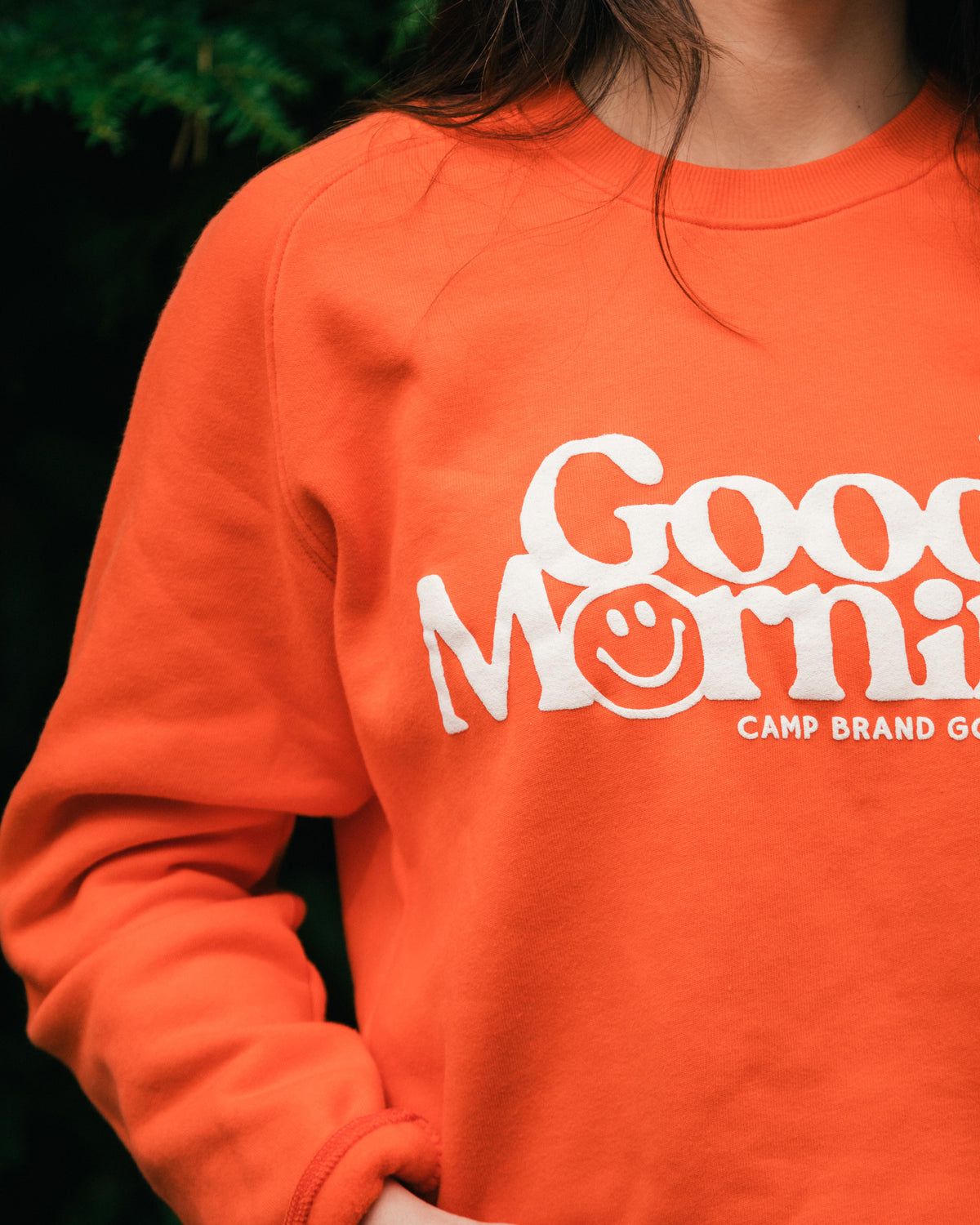 Good Morning Sweatshirt sold by Camp Brand Goods product image thumbnail 5
