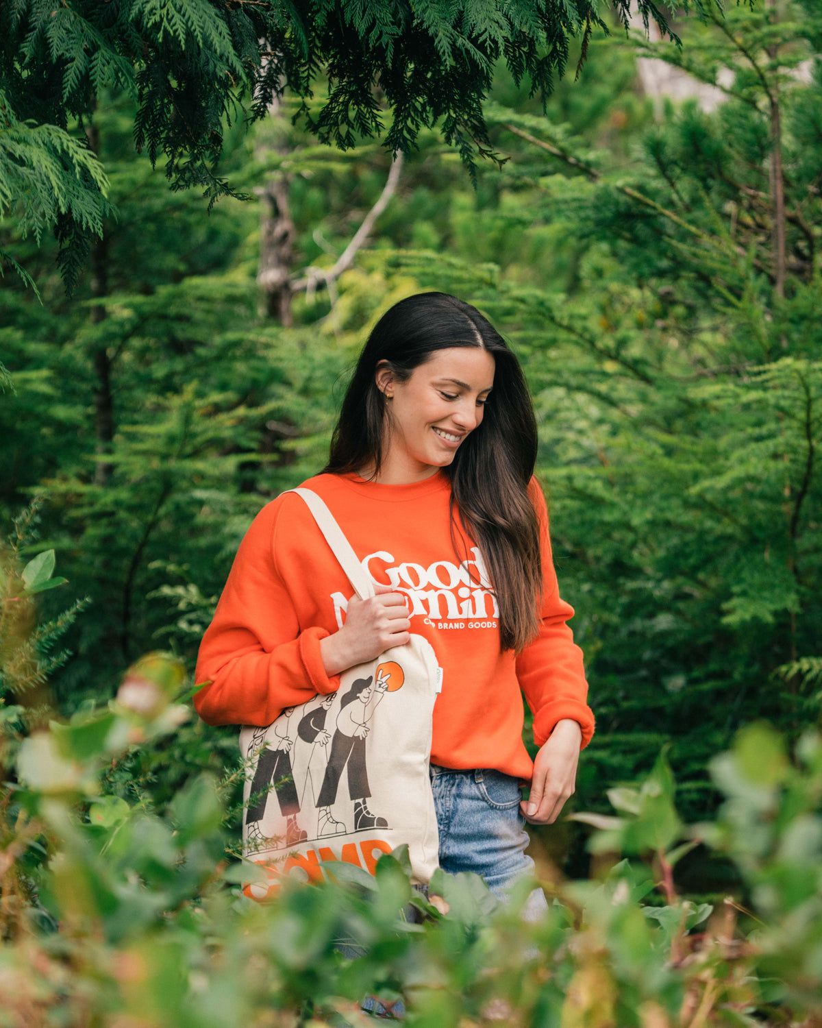 Good Morning Sweatshirt sold by Camp Brand Goods product image thumbnail 2