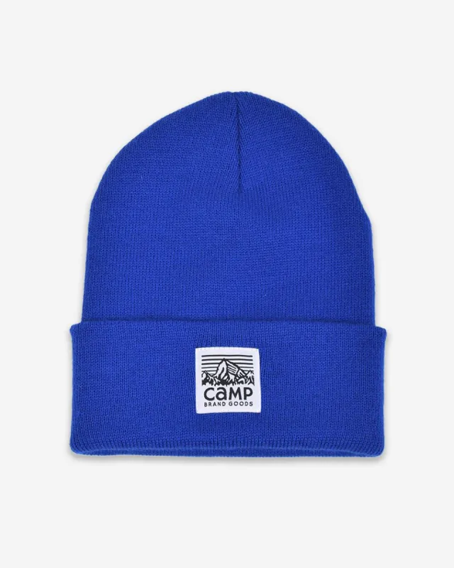 Heritage Logo Toque - Cobalt sold by Camp Brand Goods