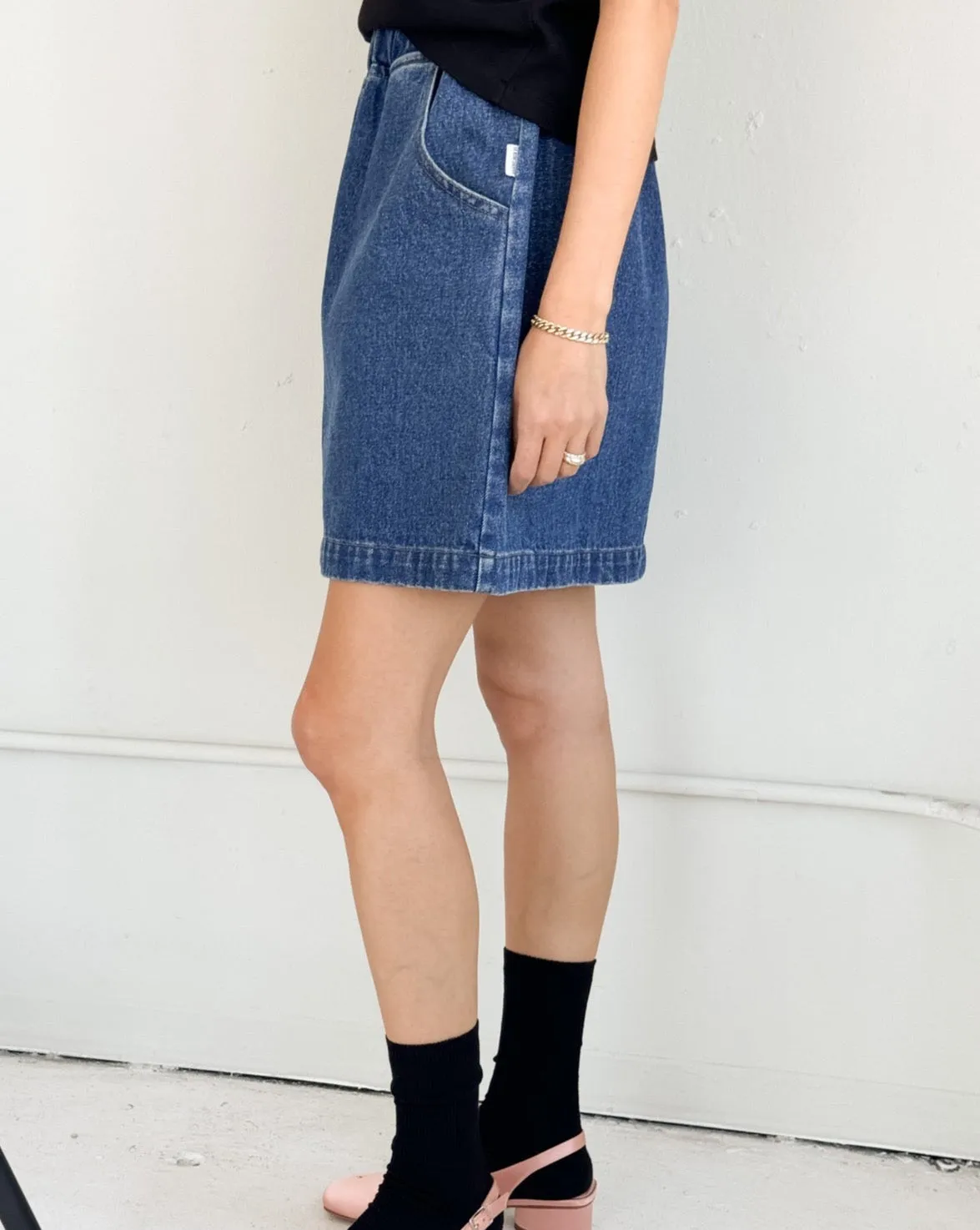 City Skirt Blue Denim sold by Camp Brand Goods product image thumbnail 2