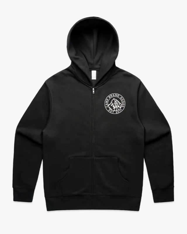 Heritage Crest Zip Hoodie sold by Camp Brand Goods