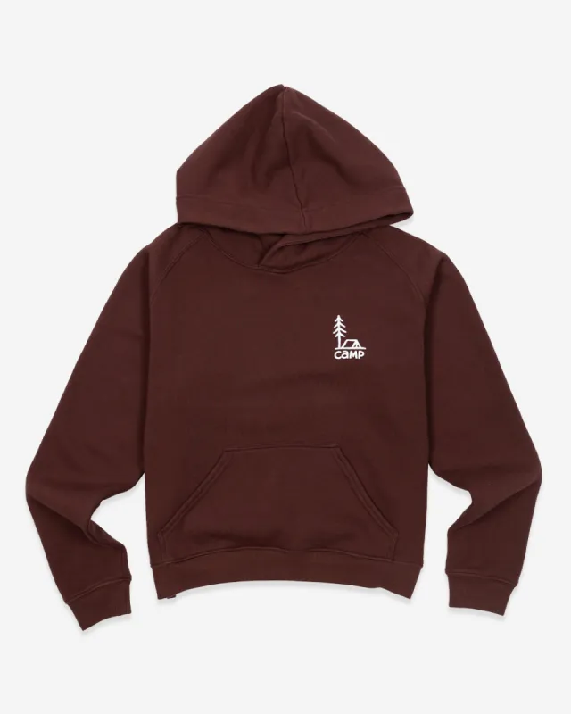 In Tents Box-Cut Hoodie sold by Camp Brand Goods