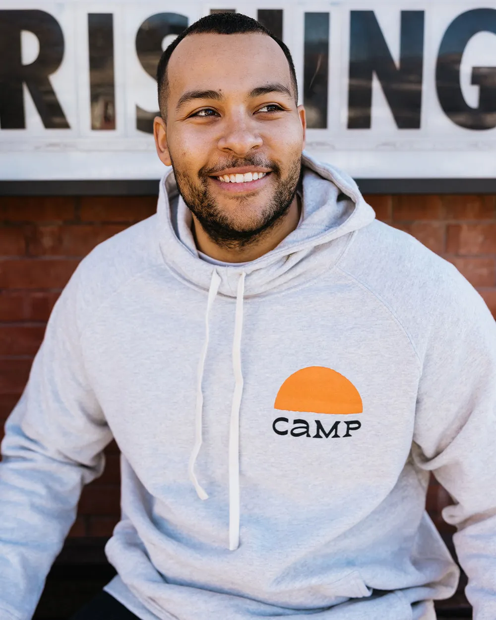 Golden Sun Cowl Neck Hoodie sold by Camp Brand Goods product image thumbnail 2