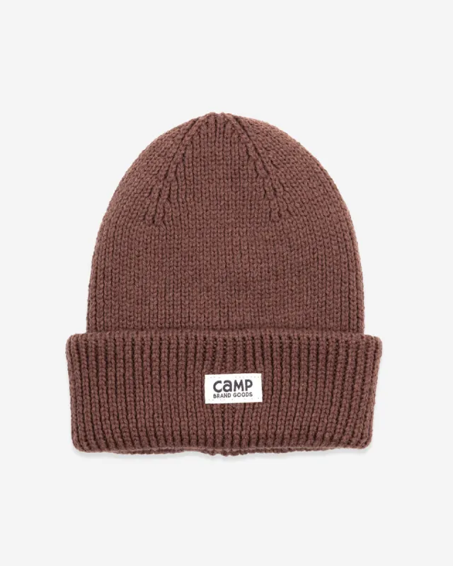Camp Wordmark Ribbed Toque sold by Camp Brand Goods