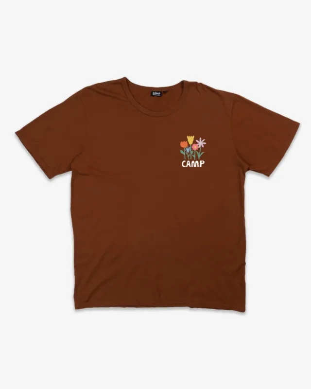 Smell the Flowers Oversize Tee sold by Camp Brand Goods