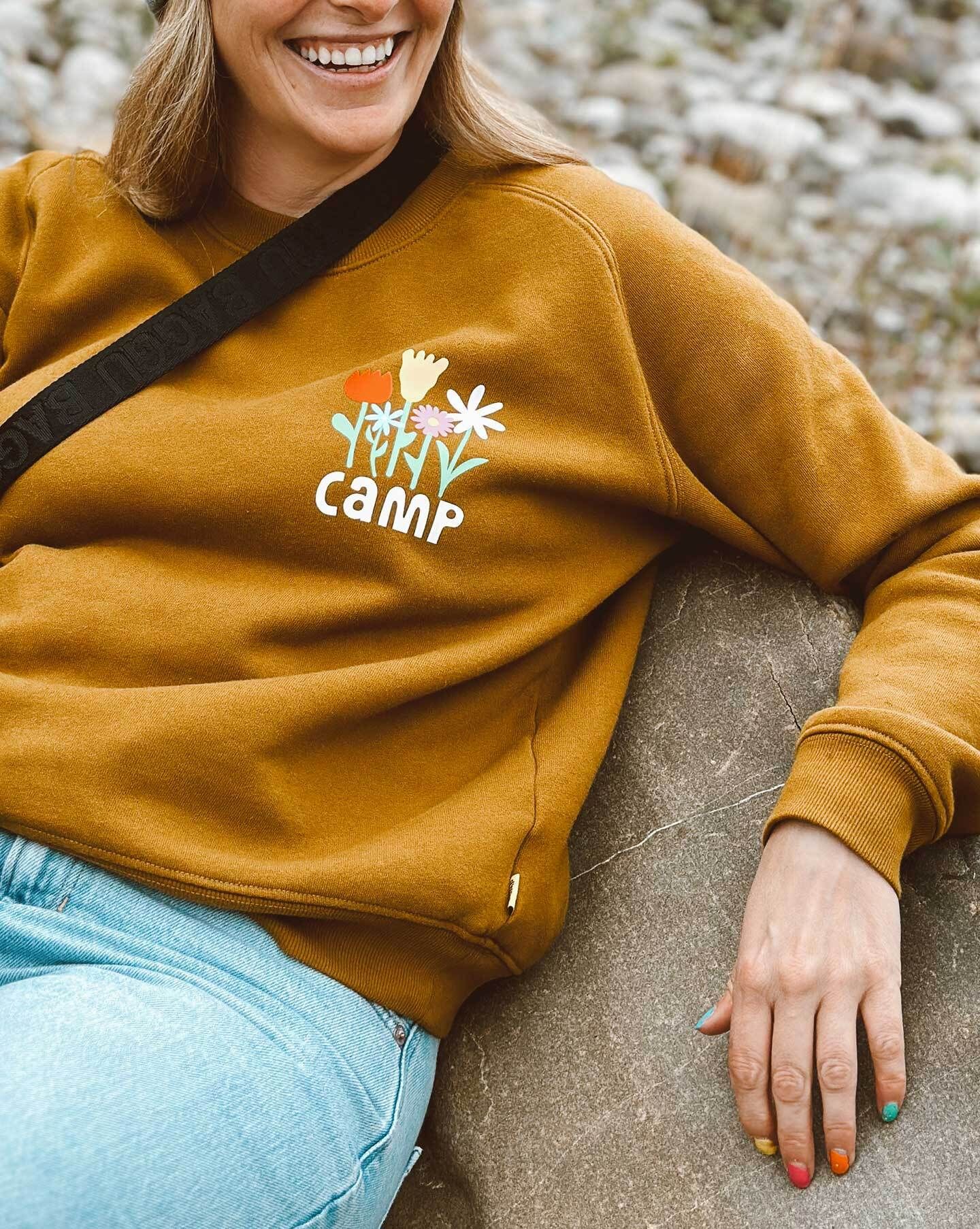 Wildflower Box Cut Sweatshirt sold by Camp Brand Goods product image thumbnail 3