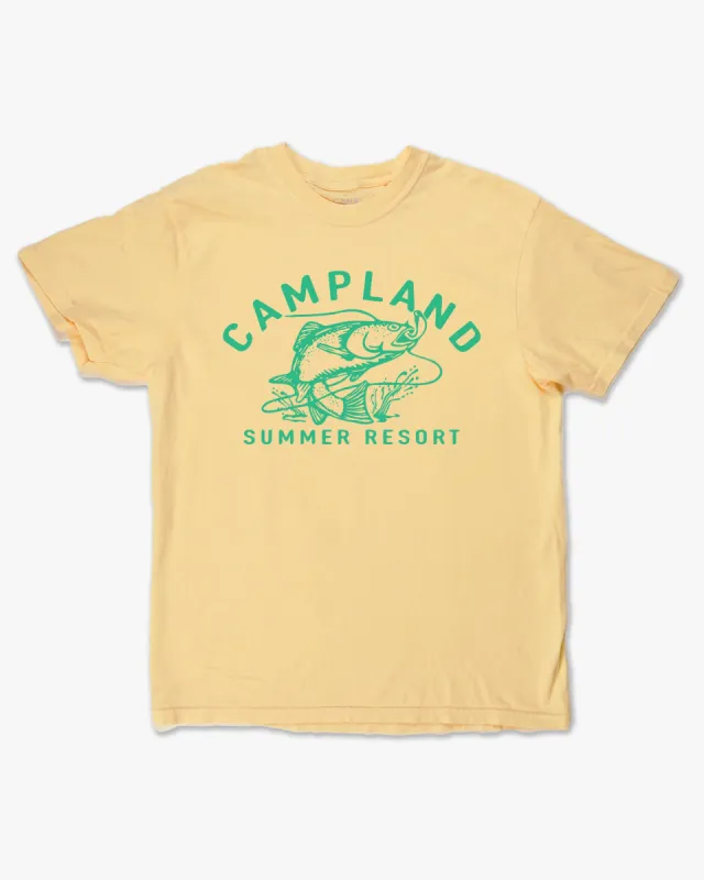 Summer Resort Vintage Wash Tee - Butter sold by Camp Brand Goods