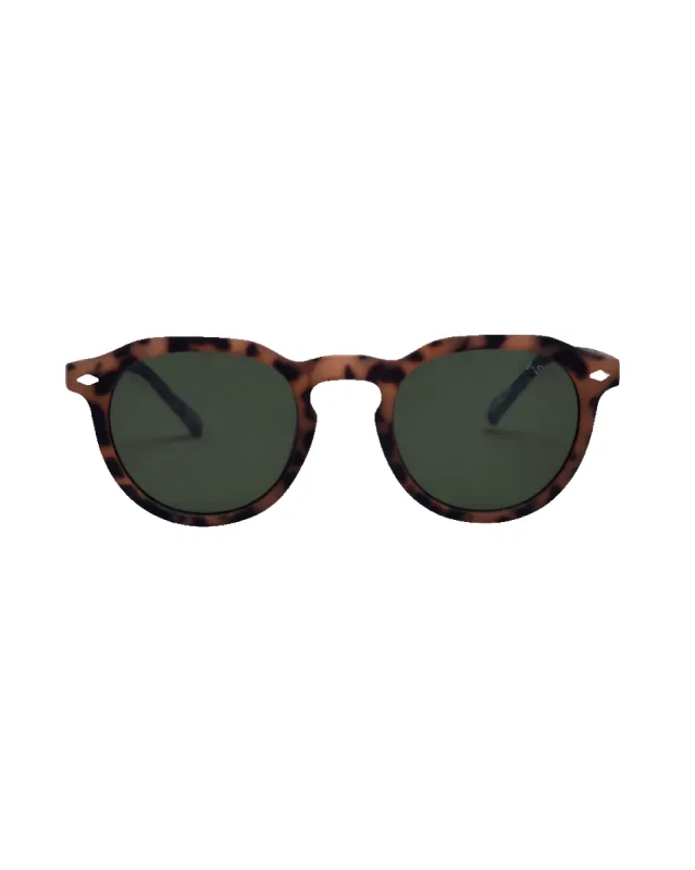 Blair Sunglasses Blonde Tortoise/Green Polarized Lens sold by Camp Brand Goods