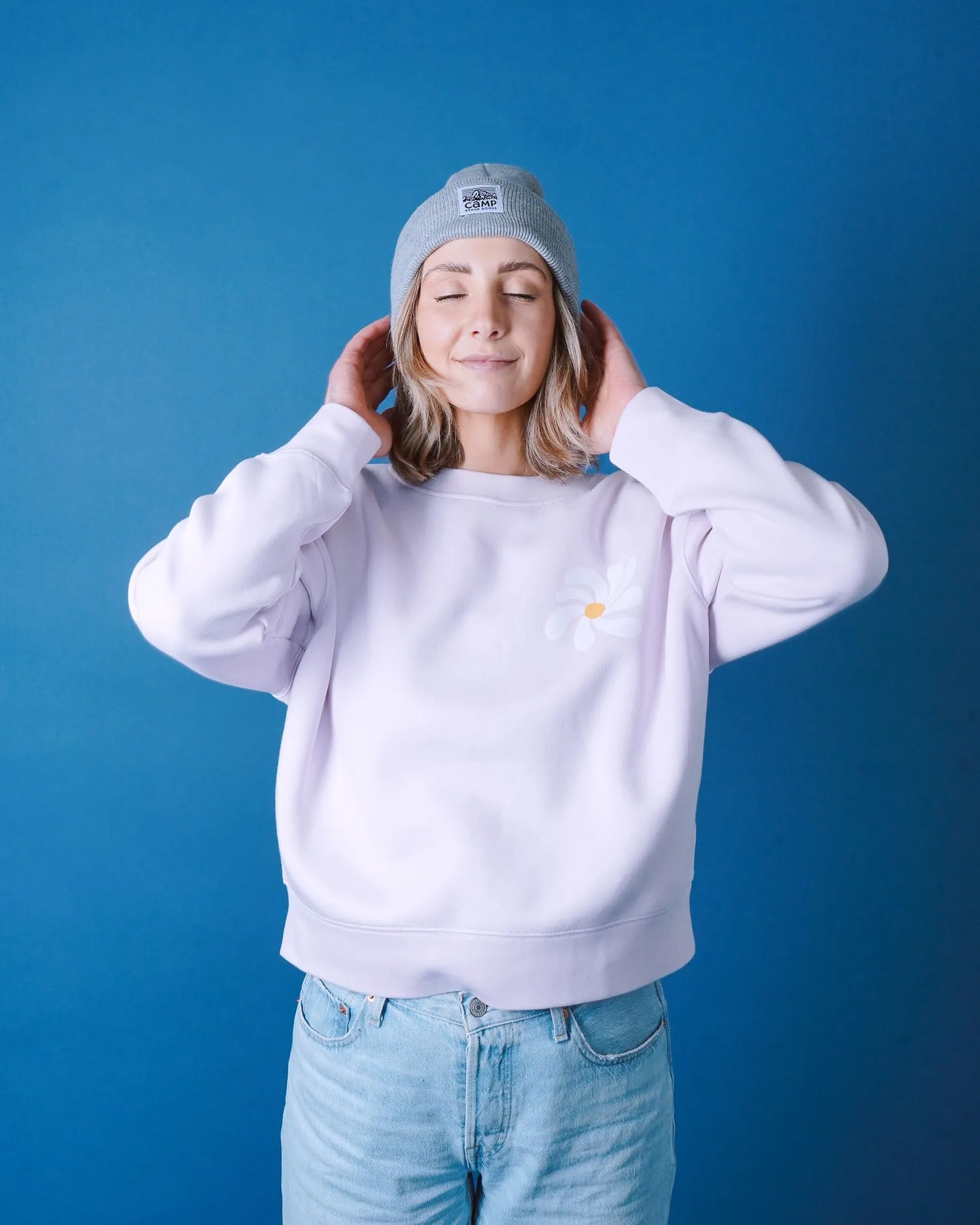 Loves Me Womens Crew - Lilac sold by Camp Brand Goods product image thumbnail 3