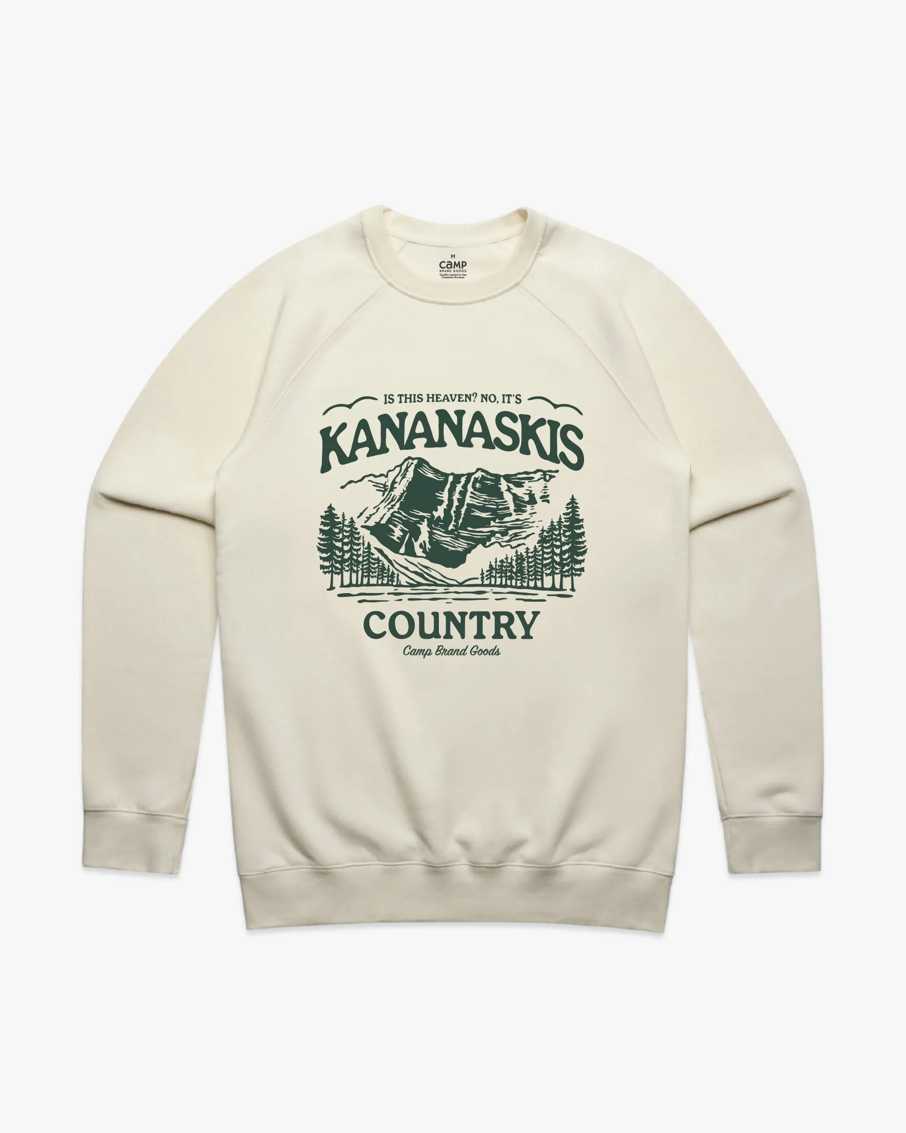 Kananaskis Raglan Crew - Ecru sold by Camp Brand Goods