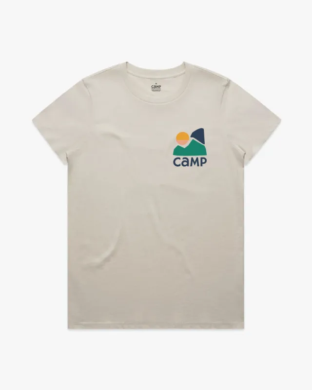 Mtn High W Classic Tee - Bone sold by Camp Brand Goods