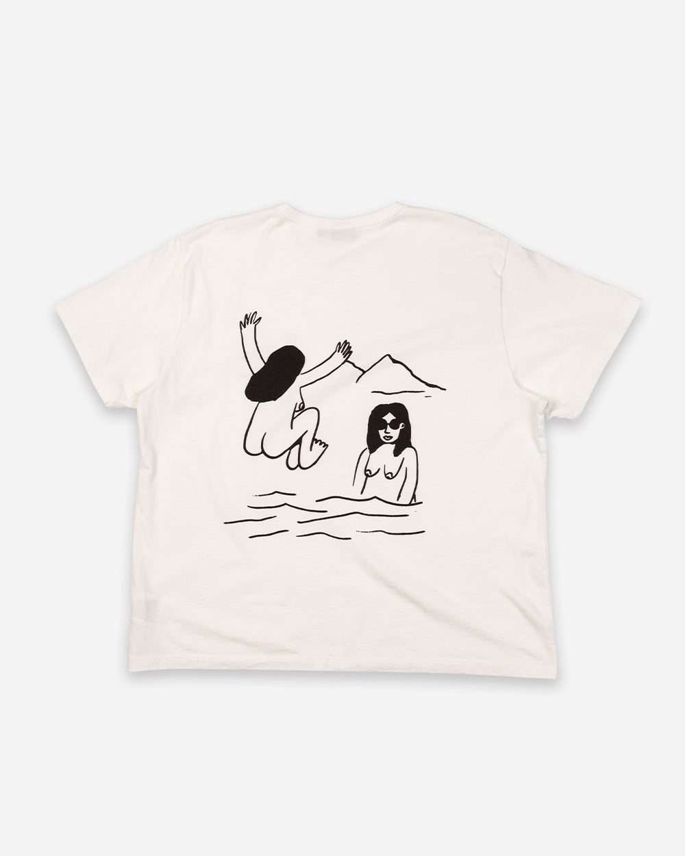 Skinny Dipper Boxy T-Shirt sold by Camp Brand Goods product image thumbnail 2