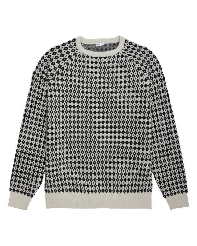 Check Sweater Black Wash sold by Camp Brand Goods