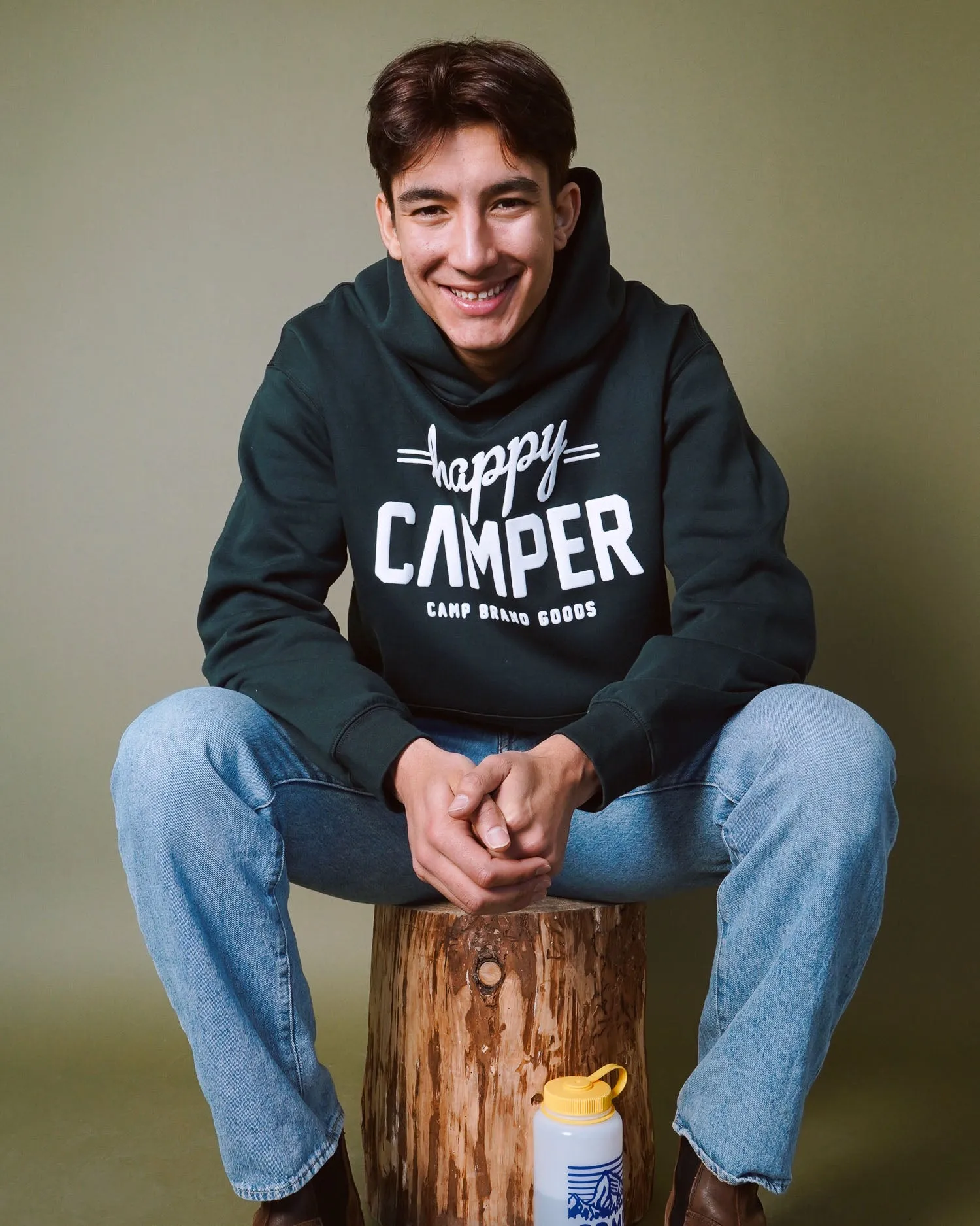 Happy Camper Hoodie sold by Camp Brand Goods product image thumbnail 3