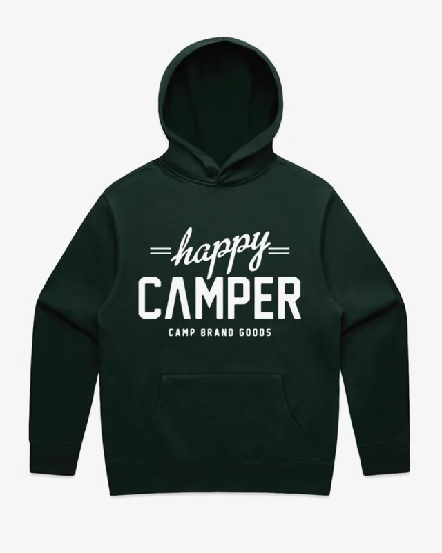 Happy Camper Hoodie sold by Camp Brand Goods