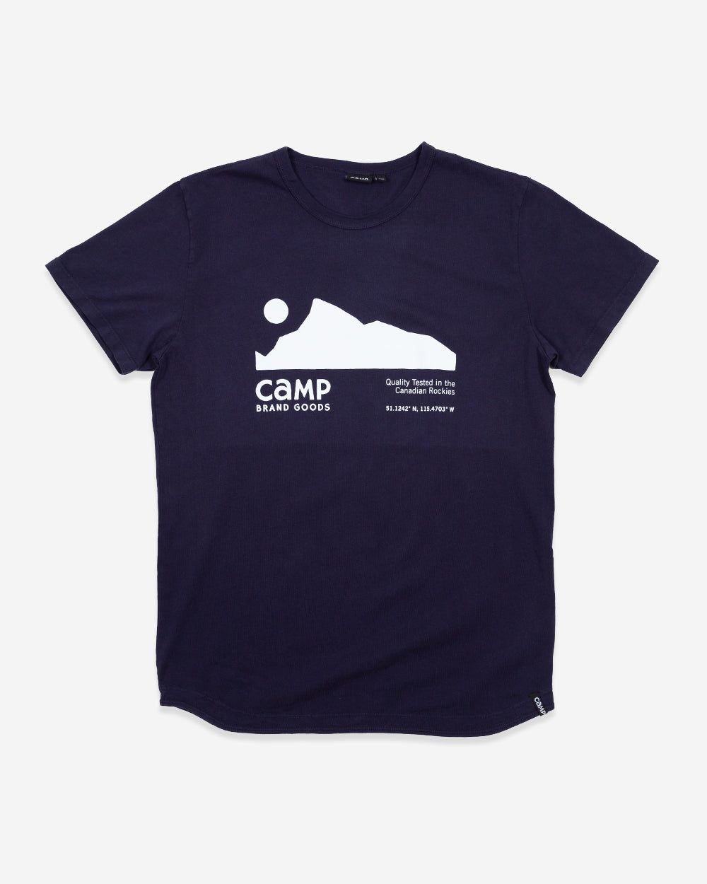 Rundle Curved Hem T-Shirt sold by Camp Brand Goods