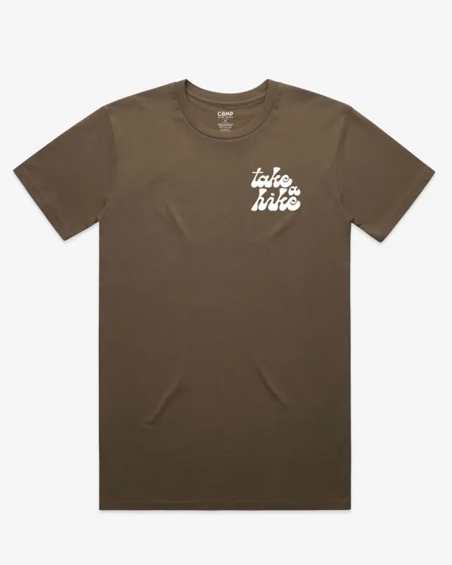 Take a Hike Classic Tee - Walnut sold by Camp Brand Goods