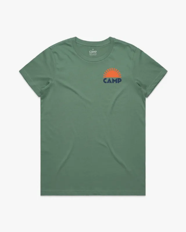 Camp Sun W Classic Tee - Sage sold by Camp Brand Goods