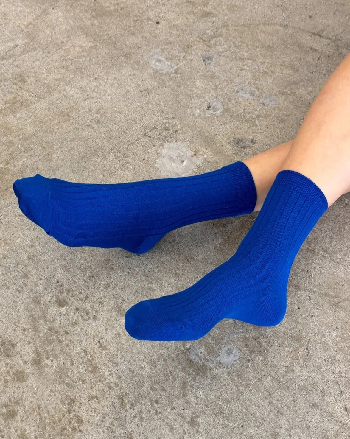 Her Socks Cobalt sold by Camp Brand Goods product image thumbnail 3
