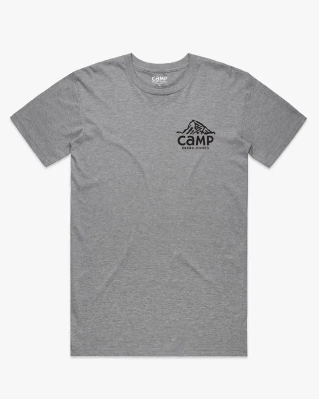 Peak Logo Classic Tee sold by Camp Brand Goods
