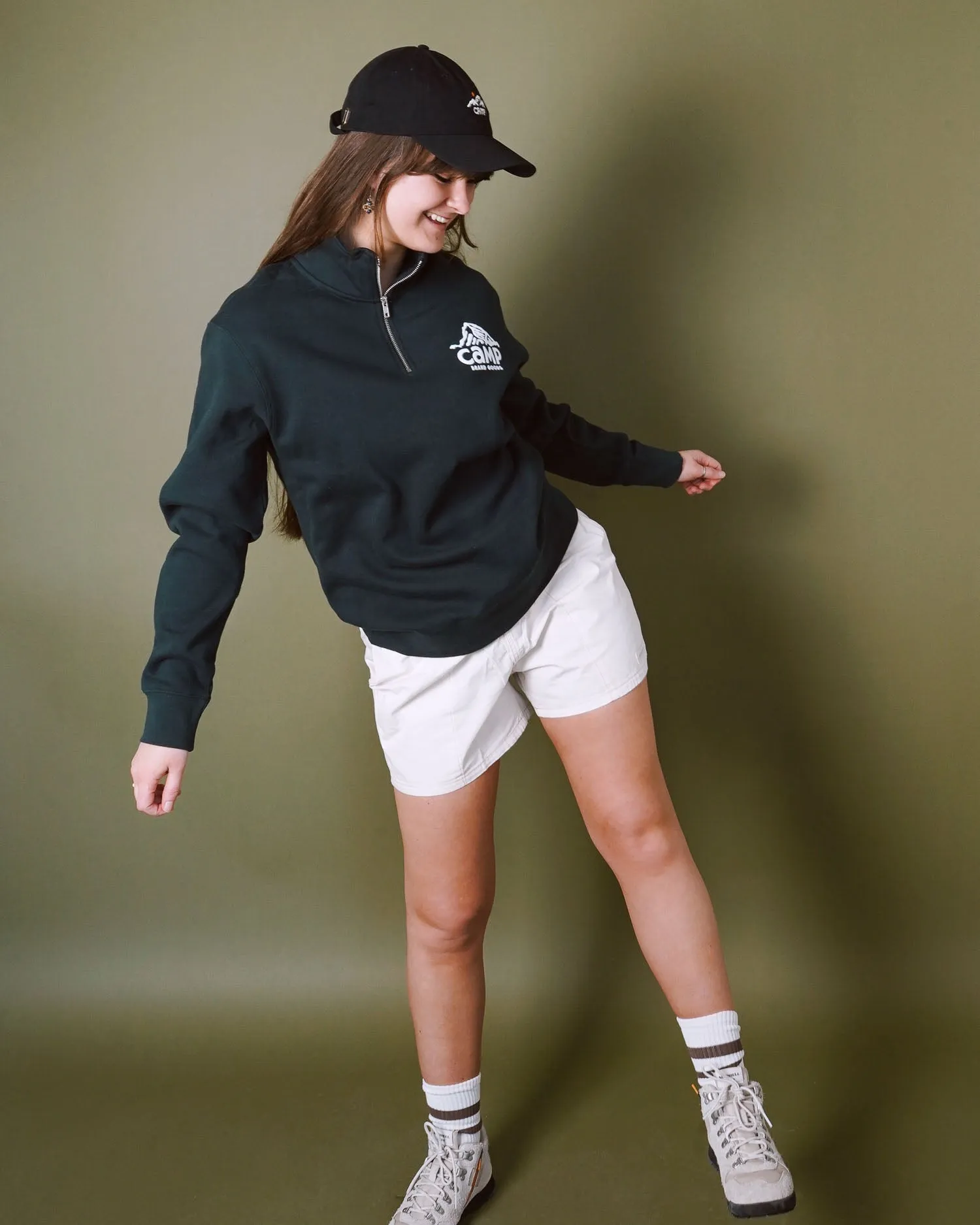 Peak Logo 1/4 Zip sold by Camp Brand Goods product image thumbnail 3