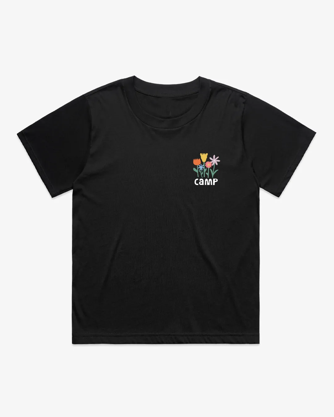 Wildflower W Easy Tee sold by Camp Brand Goods