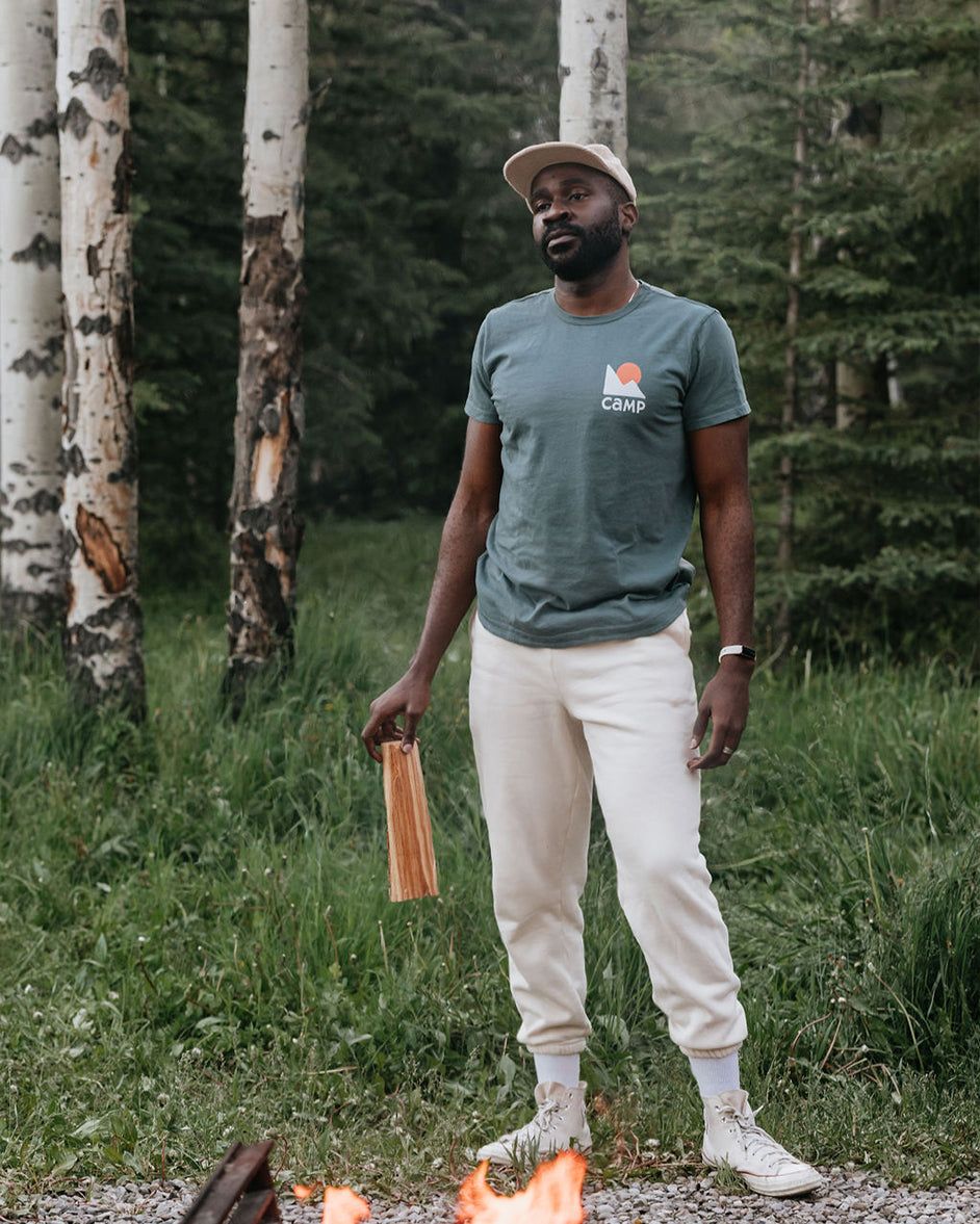 Campers Delight Curved Hem T-Shirt sold by Camp Brand Goods product image thumbnail 2