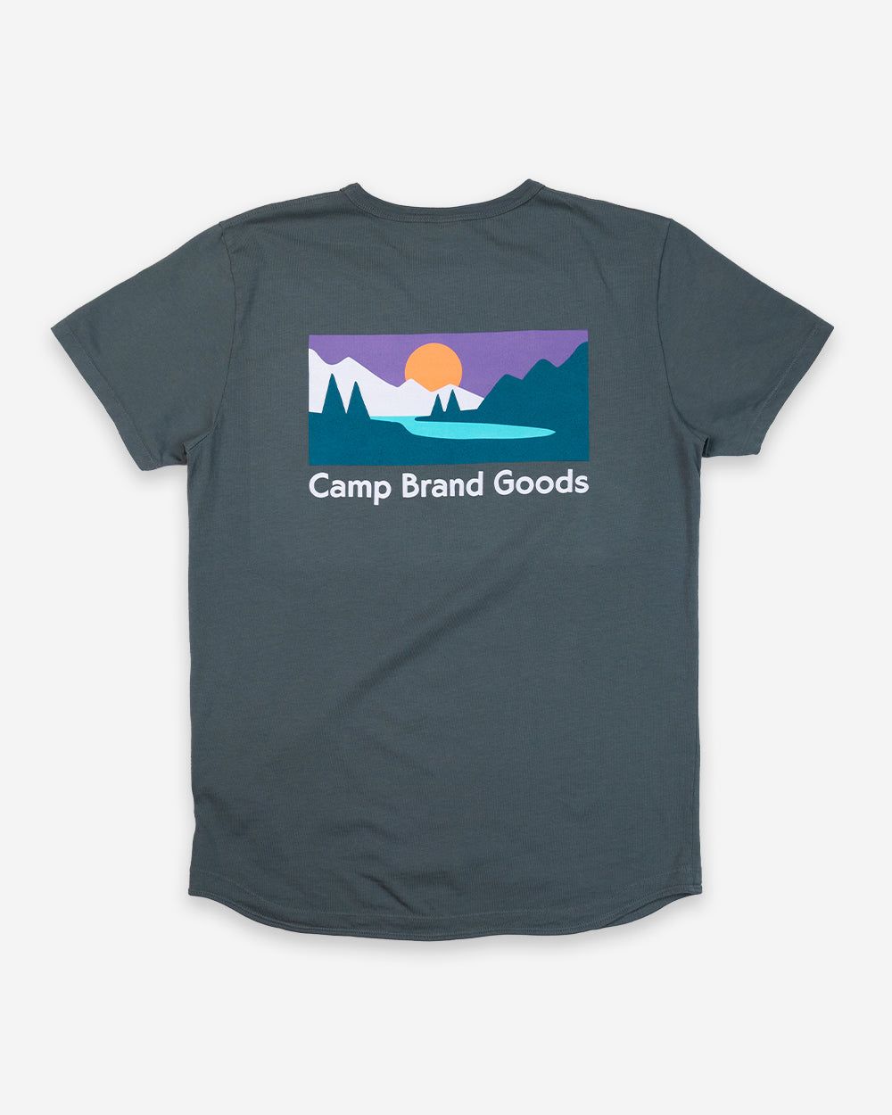 Campers Delight Curved Hem T-Shirt sold by Camp Brand Goods product image thumbnail 4
