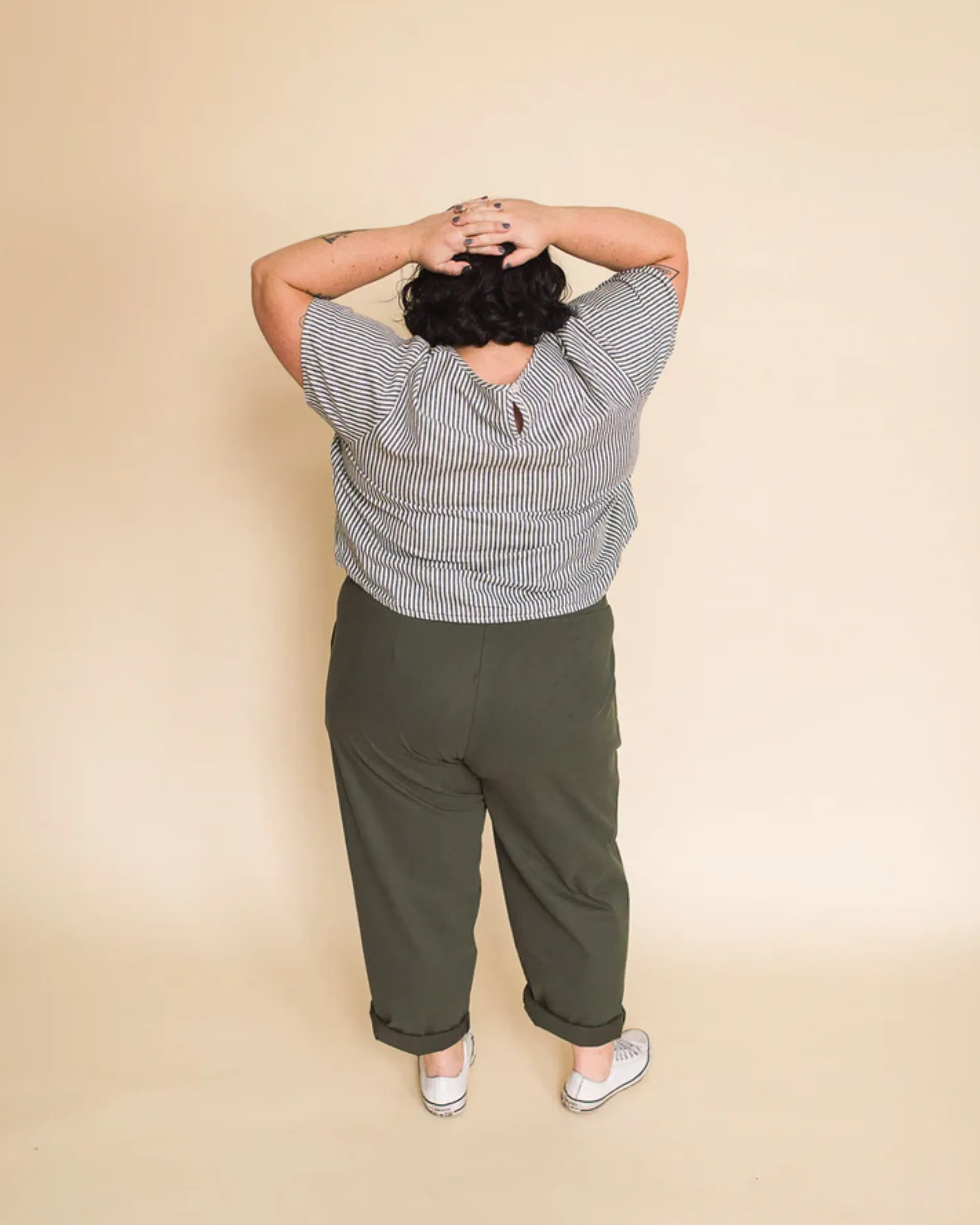 Strait Pant Cotton Twill Olive sold by Camp Brand Goods product image thumbnail 2
