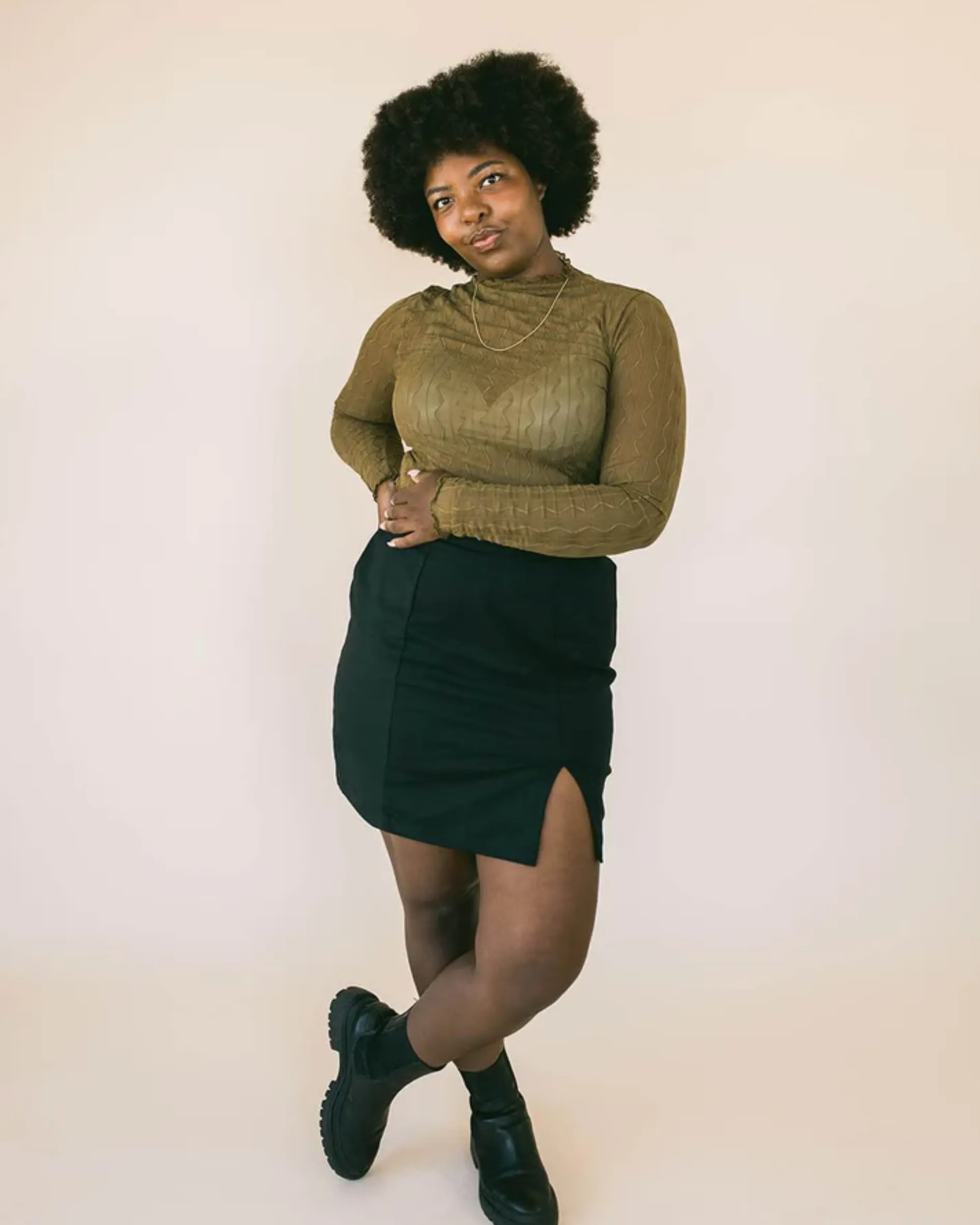 Mayne Skirt Black sold by Camp Brand Goods