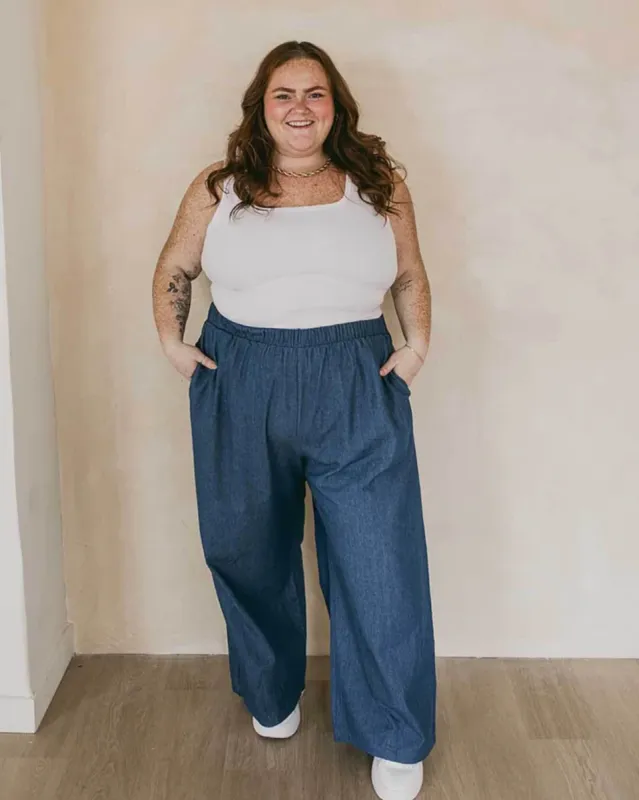 Georgia Pant Denim sold by Camp Brand Goods