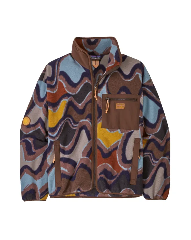 Women's Synchilla Jacket Currents: Dulse Mauve sold by Camp Brand Goods