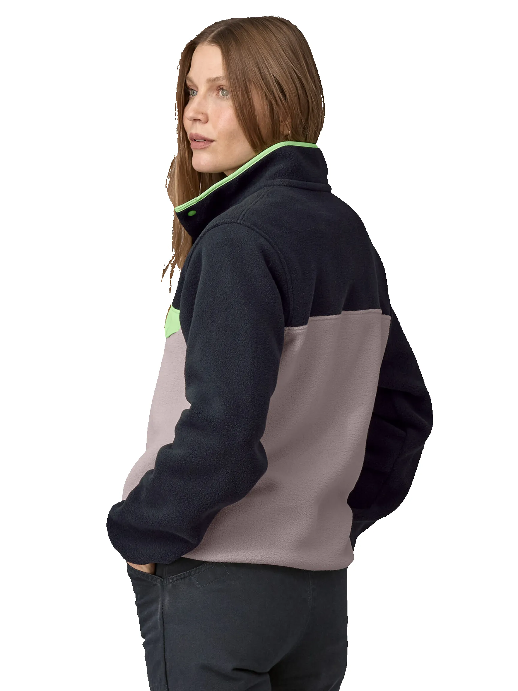 Women's LW Synchilla Snap-T Pullover Echo Purple sold by Camp Brand Goods product image thumbnail 3