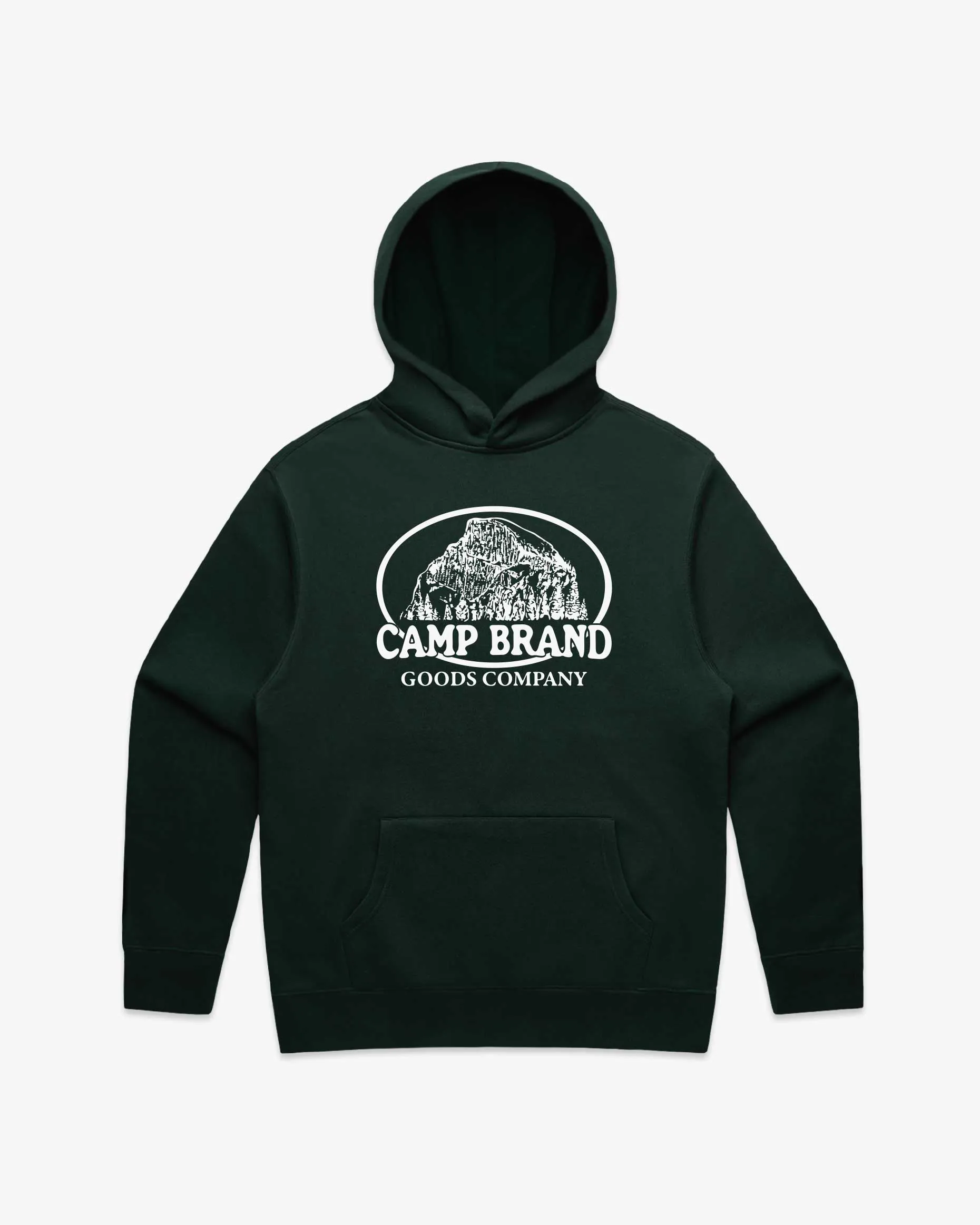 Half Dome Hoodie - Pine Green sold by Camp Brand Goods