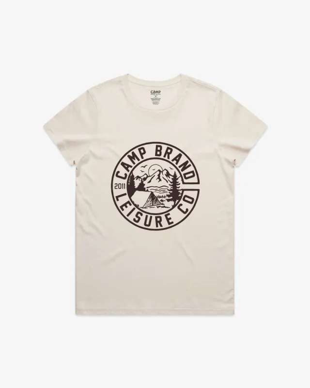 Leisure Co. W Classic Tee - Ecru sold by Camp Brand Goods