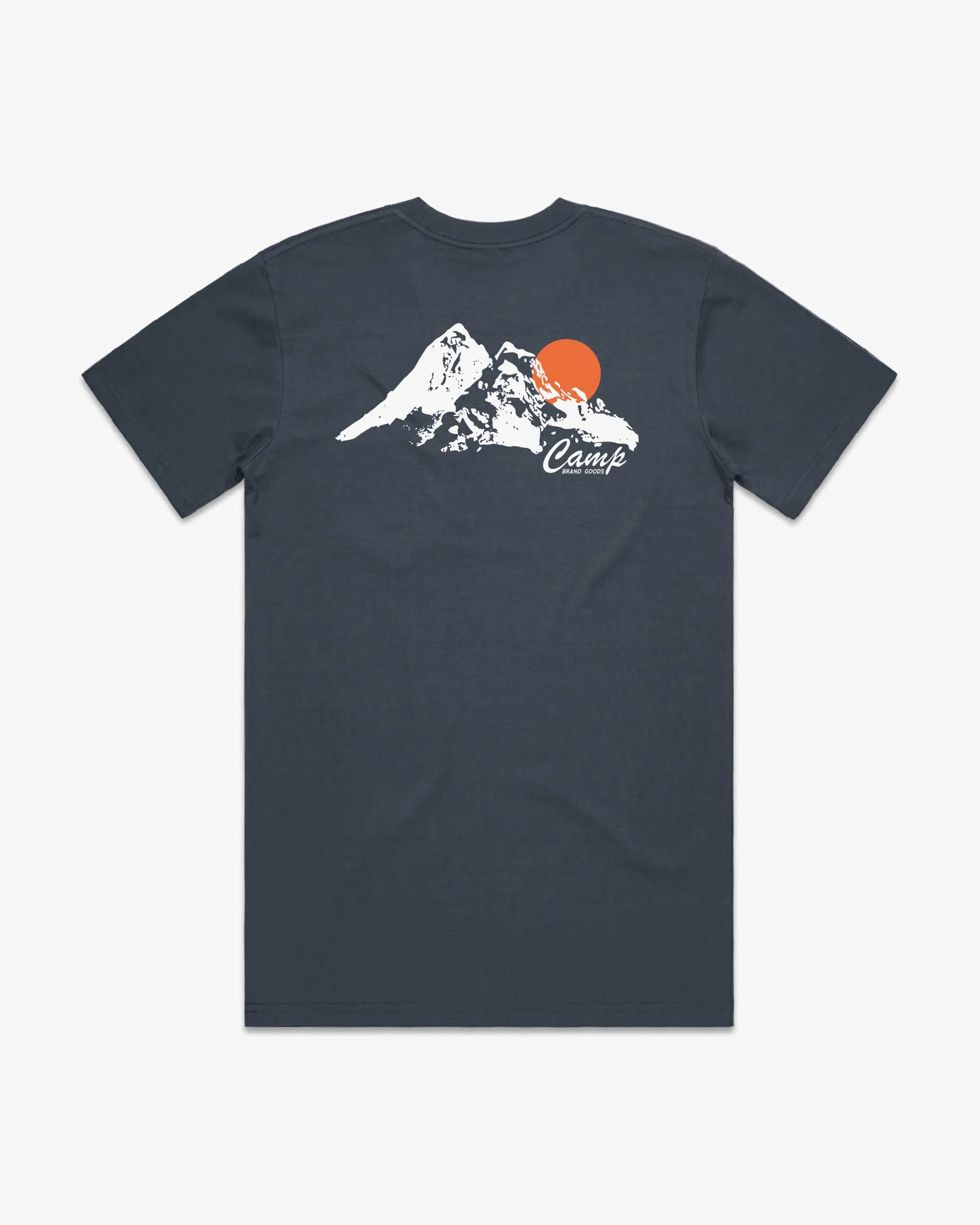 Rocky Mountain Pocket Tee - Petrol Blue sold by Camp Brand Goods product image thumbnail 2