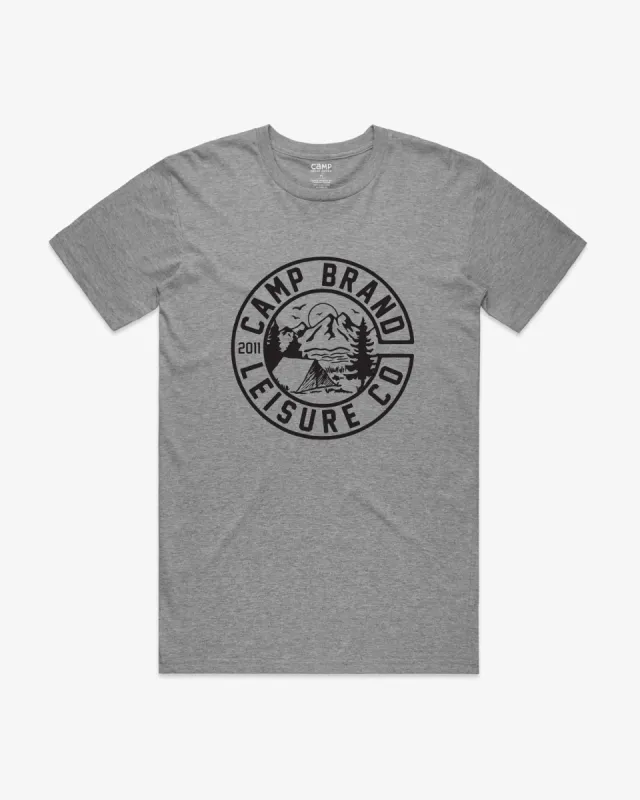 Leisure Co. Classic Tee - Heather Grey sold by Camp Brand Goods