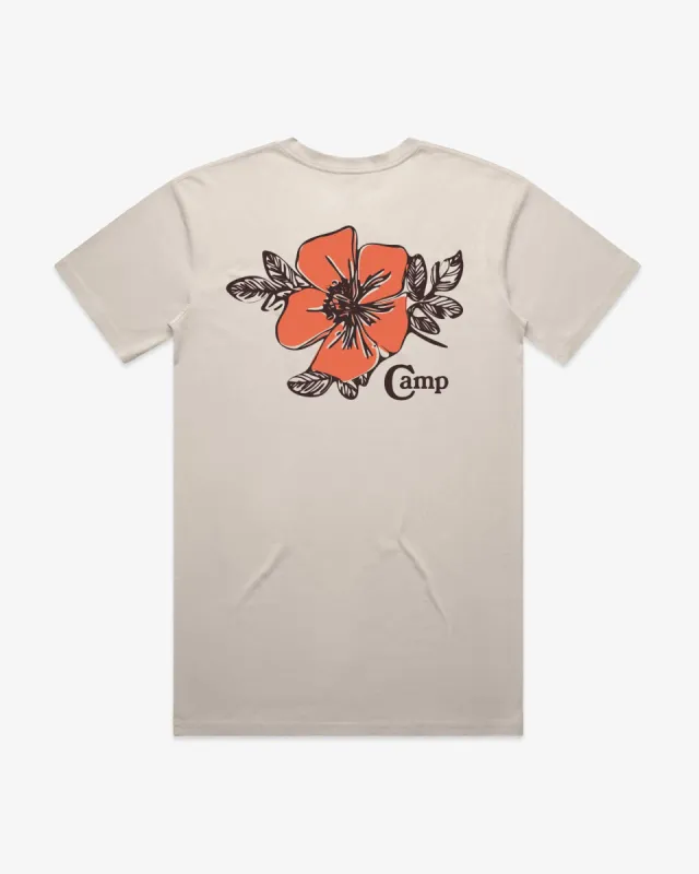 Wild Rose Classic Tee - Bone sold by Camp Brand Goods