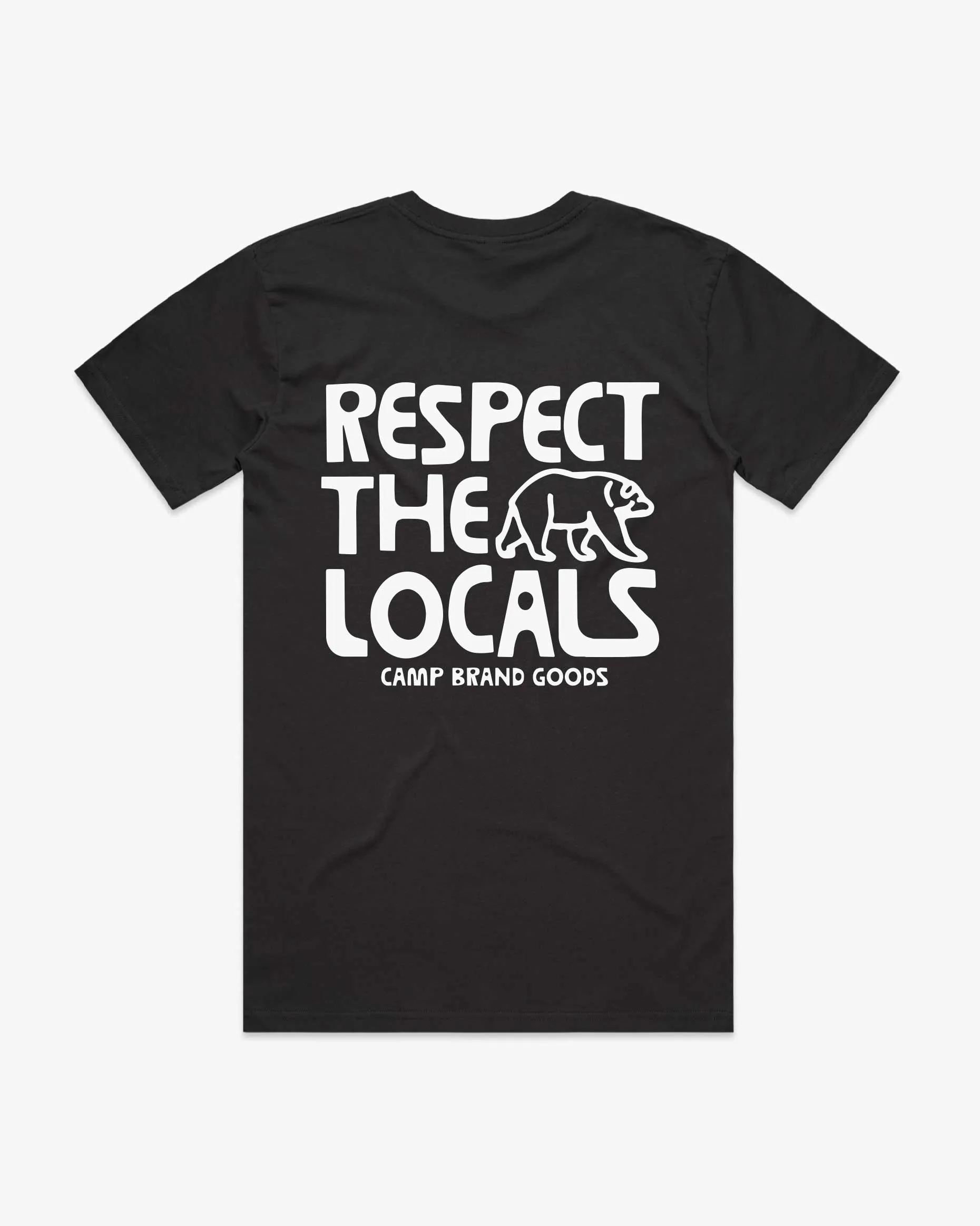 Respect Classic Tee - Coal sold by Camp Brand Goods product image thumbnail 2