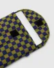 Puffy Laptop Sleeve 13"/14" Pear Navy Check sold by Camp Brand Goods