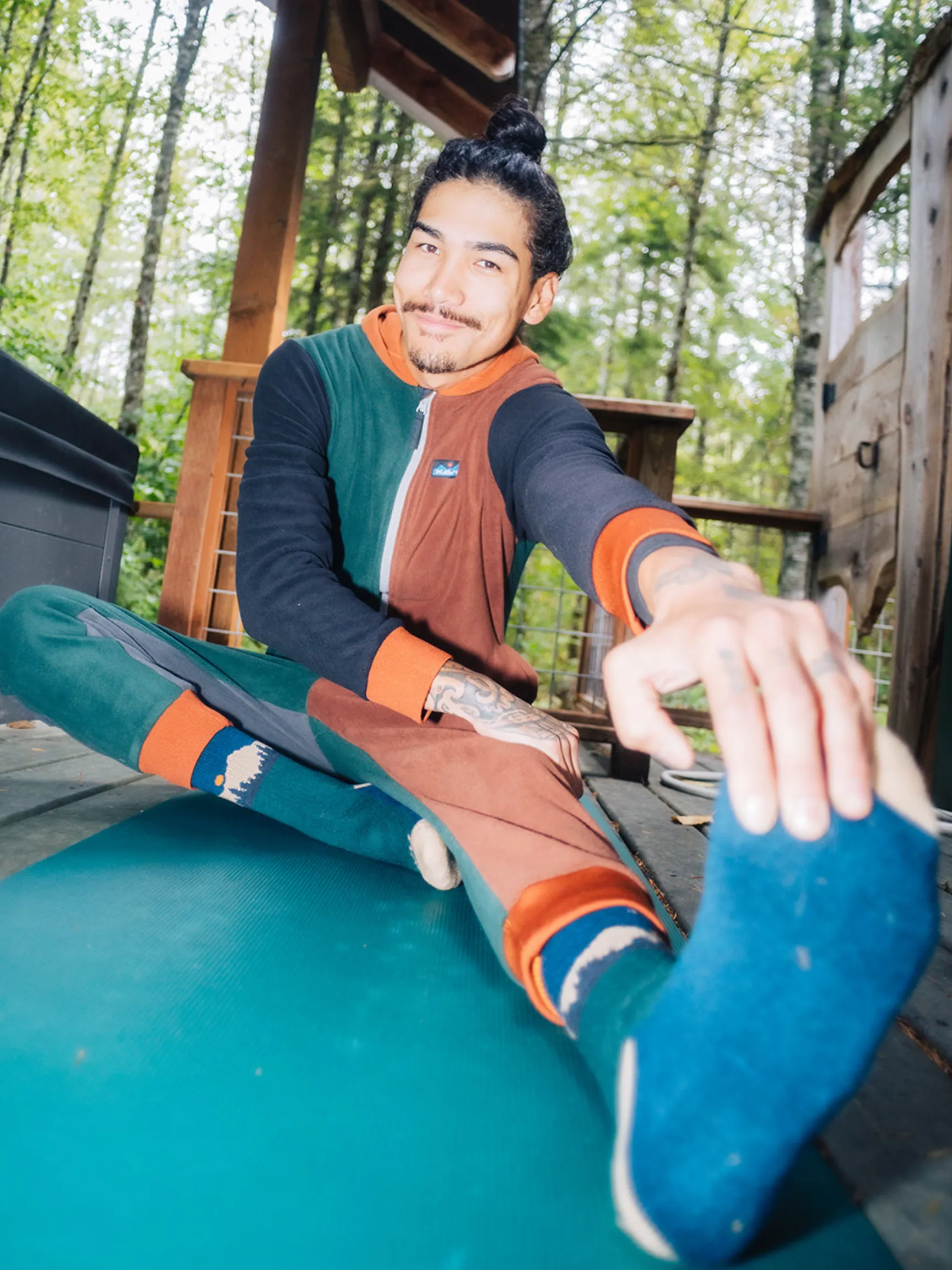 Moonwalk Socks Mountain Stripe sold by Camp Brand Goods product image thumbnail 2
