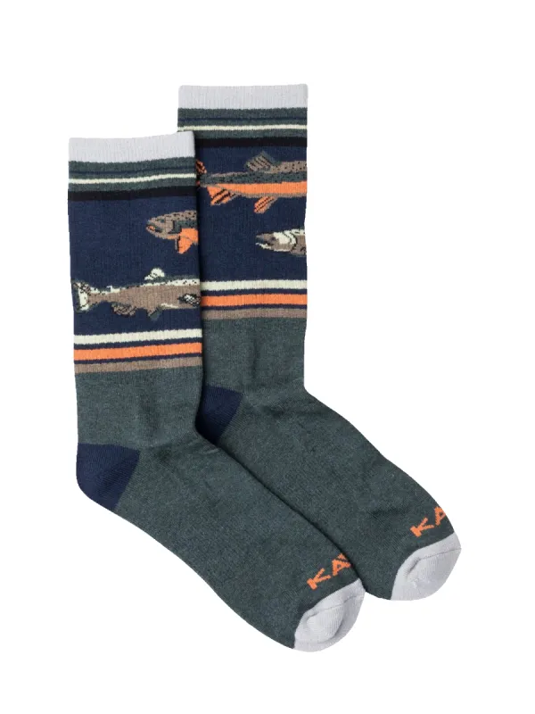 Moonwalk Socks Go Fish sold by Camp Brand Goods