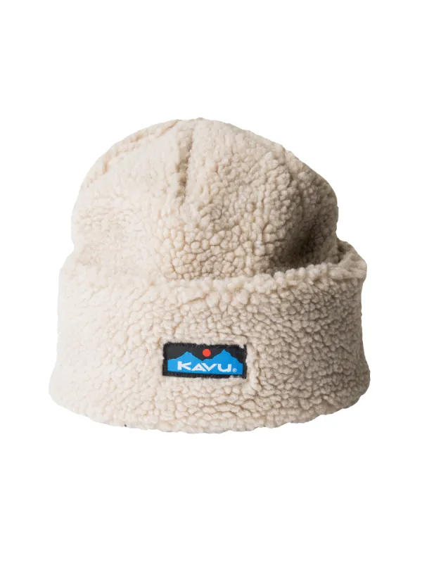 Fur Ball Beanie Chalk sold by Camp Brand Goods