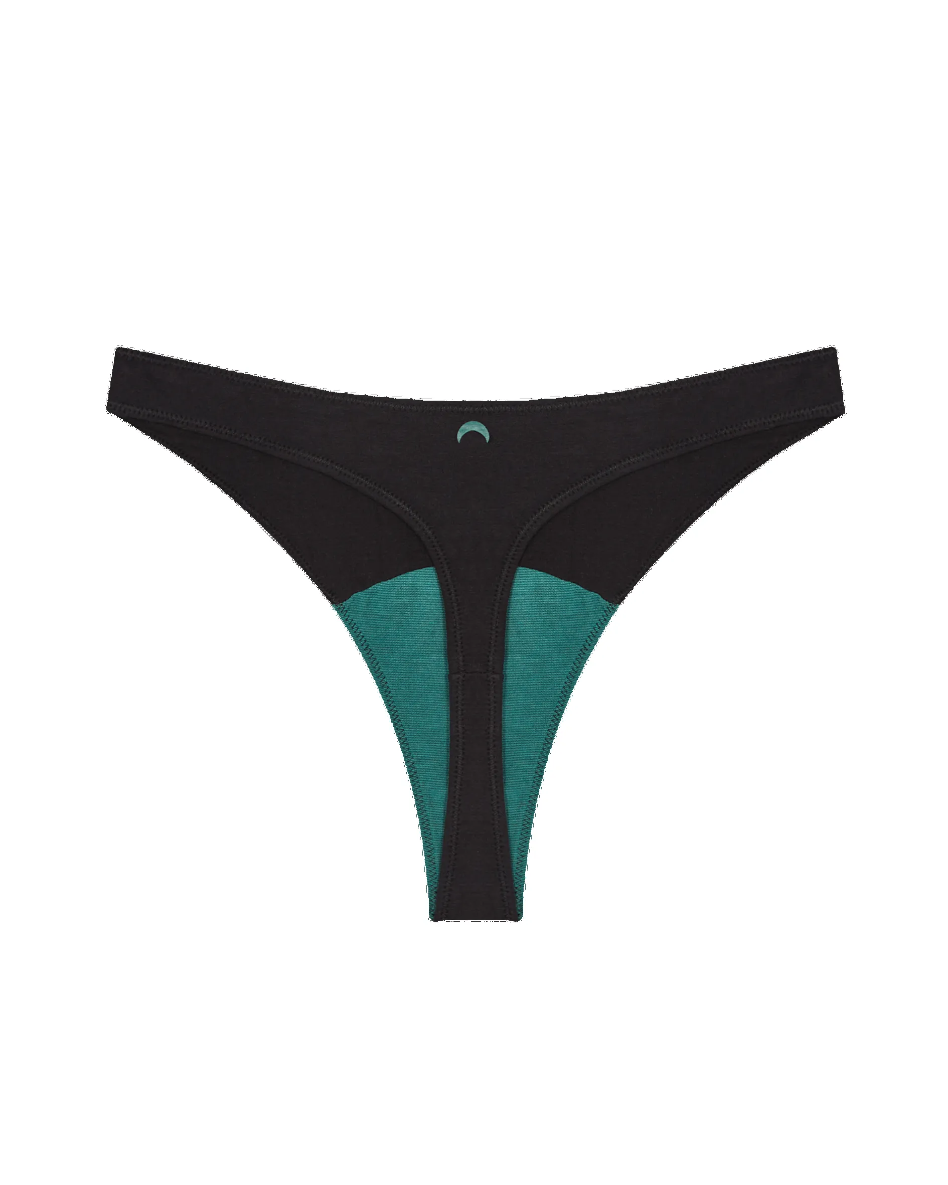 Mineral Undies Seamless Black High Rise Thong sold by Camp Brand Goods product image thumbnail 2