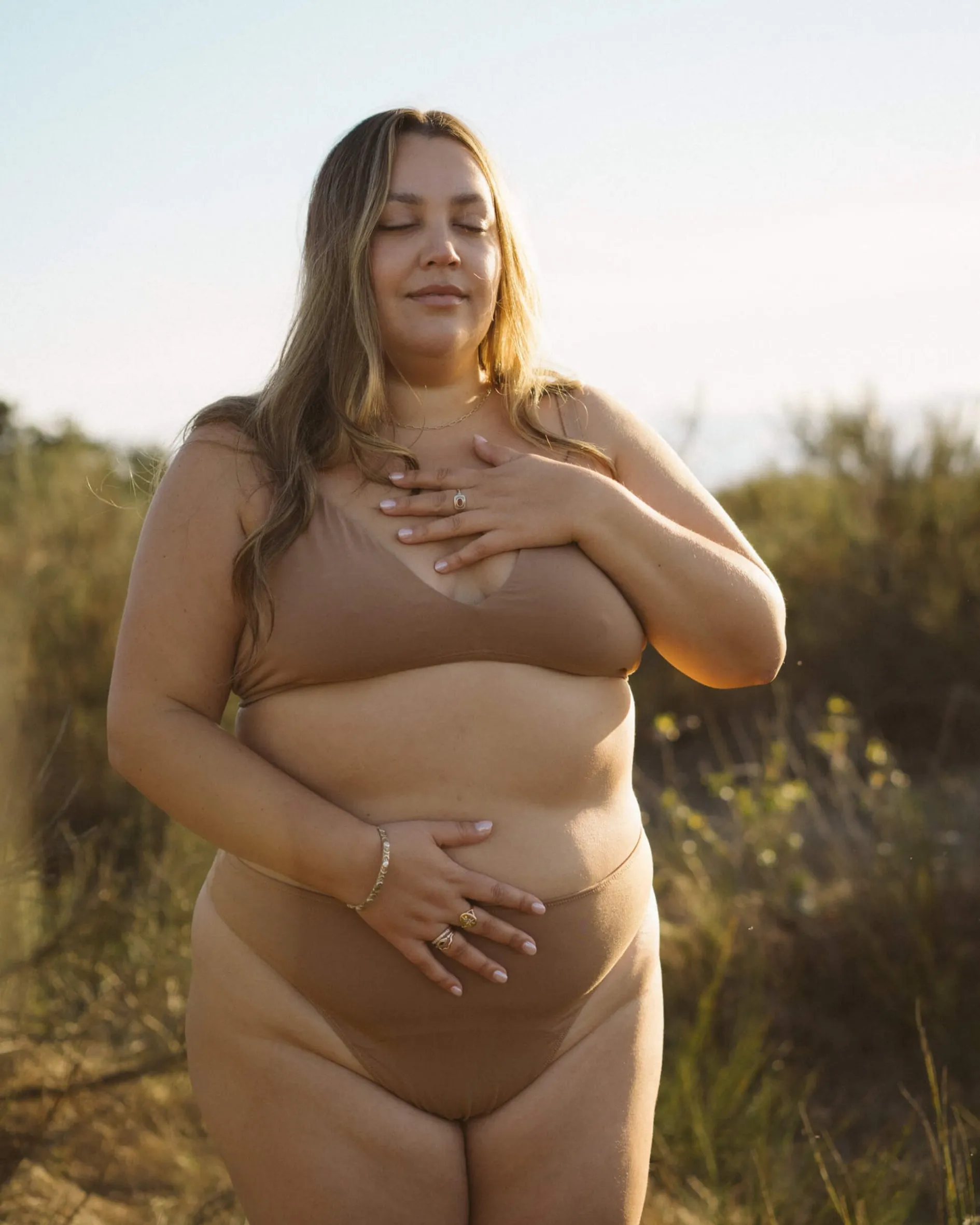 Mineral Undies Tan High Rise Thong sold by Camp Brand Goods product image thumbnail 2