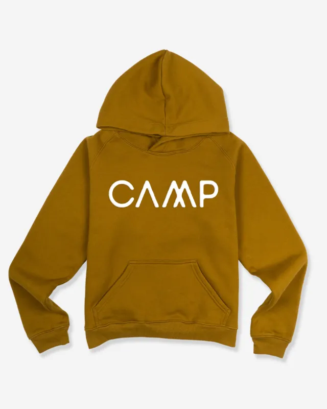 CampFleece Original Logo Women’s Hoodie - Tobacco sold by Camp Brand Goods