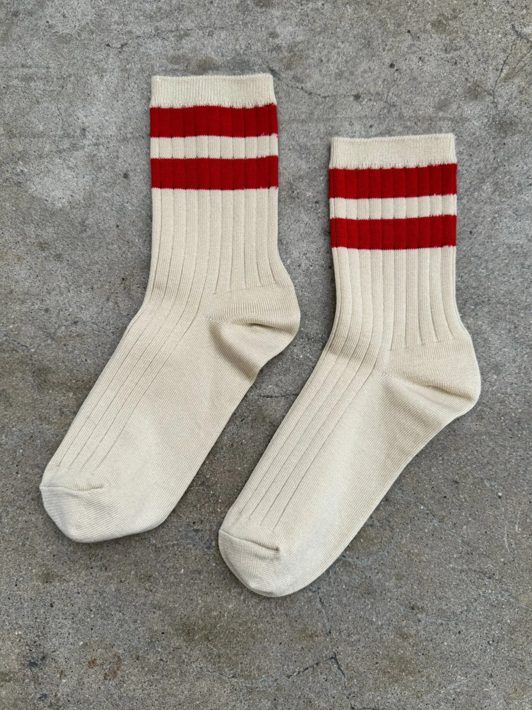 Varsity Her Socks Red sold by Camp Brand Goods