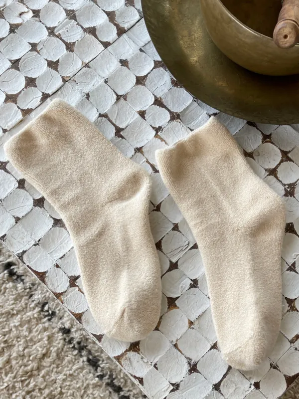 Cloud Socks Ecru sold by Camp Brand Goods