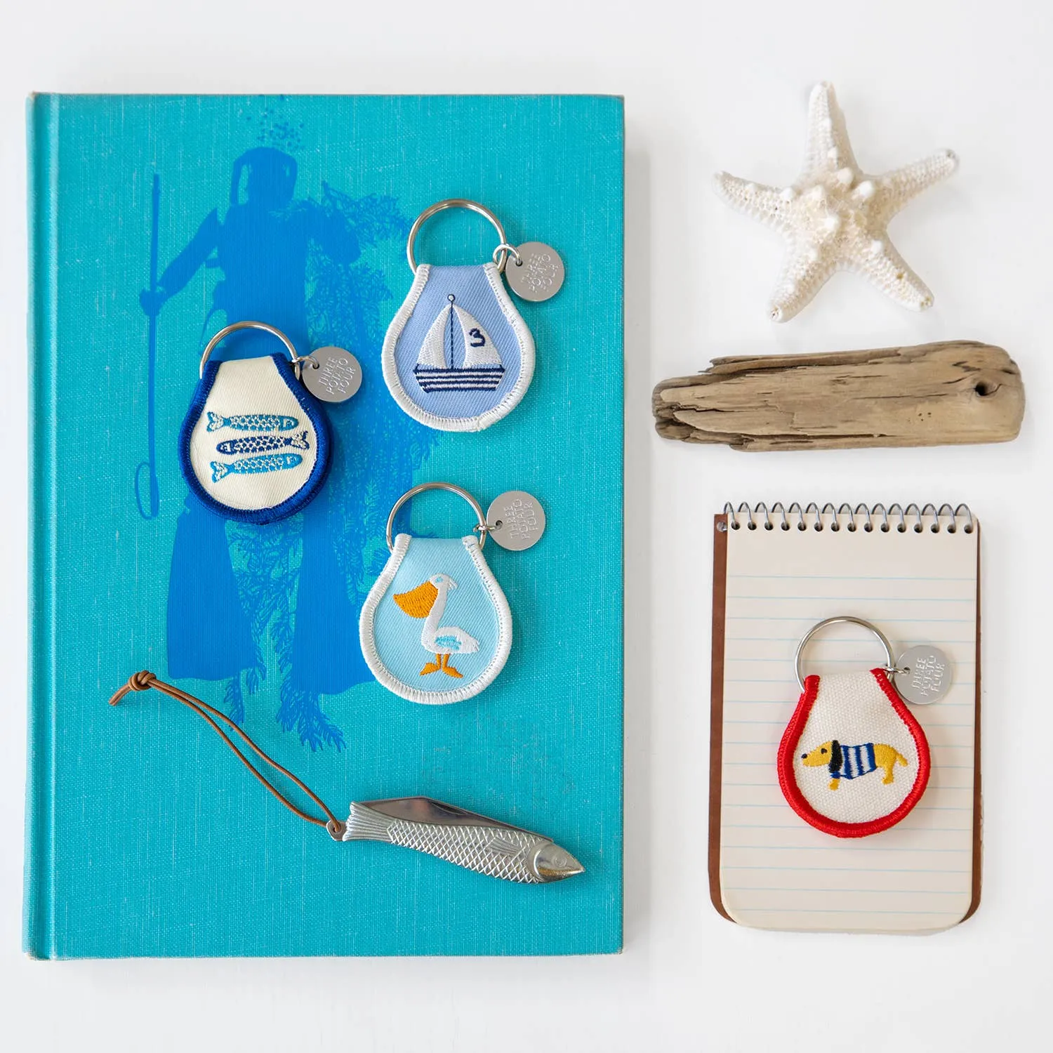 Patch Keychain - Tinned Fish sold by Camp Brand Goods product image thumbnail 3