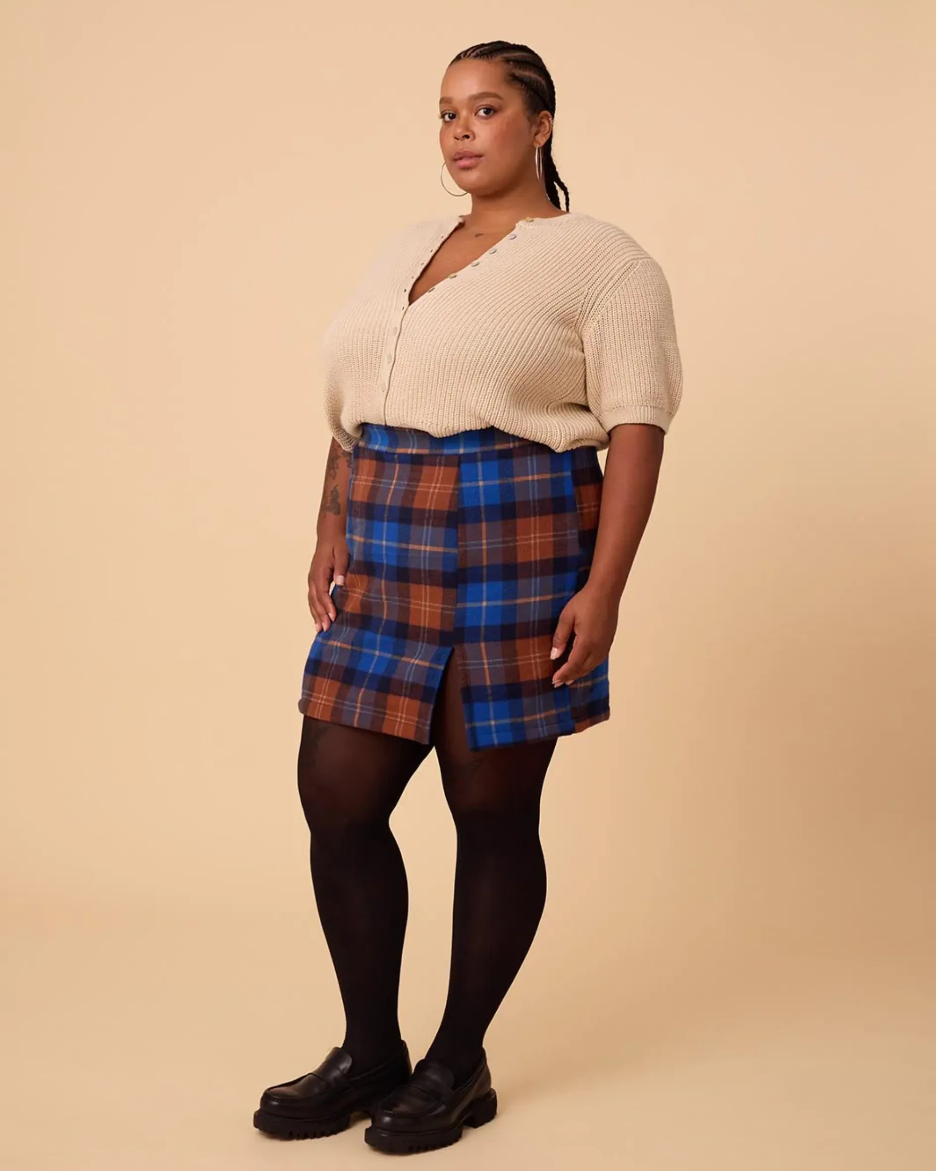 Mayne Skirt Plaid sold by Camp Brand Goods